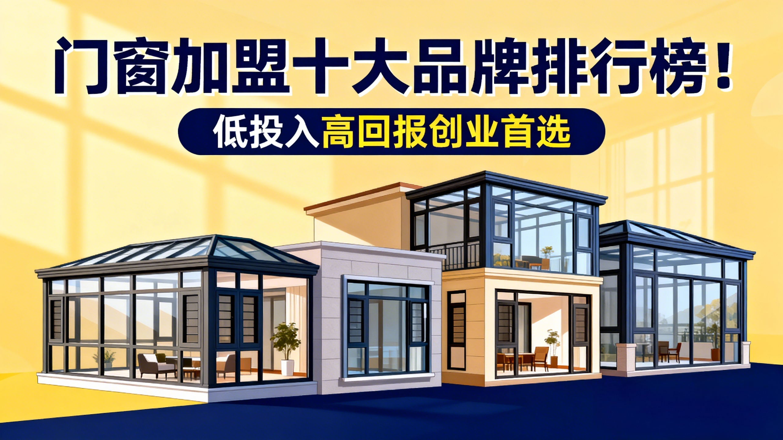 門窗加盟十大品牌排行榜！低投入高回報創業首選