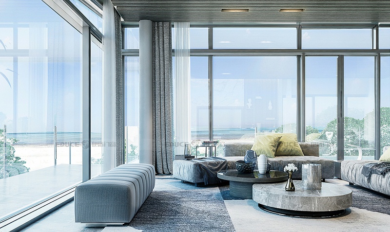 伊盾高效隔音門窗，提升你的生活質量，達成你的居家夢想！簡愛時光平開窗-ZJ135mm 效果圖